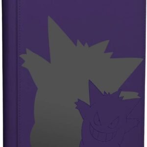 Ultra Pro Zippered PRO-Binder 9-Pocket Pokemon Elite Series Gengar – Holds 360 Cards