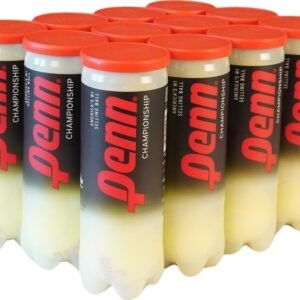 Penn Championship Tennis Balls – Regular Duty (12 Cans, 36 Balls)