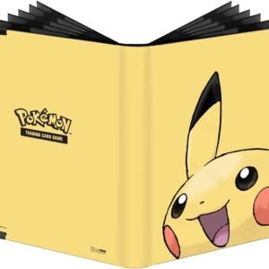 Ultra Pro 2025 Pokemon 9-Pocket Card Binder – Pikachu, Holds 360 Cards